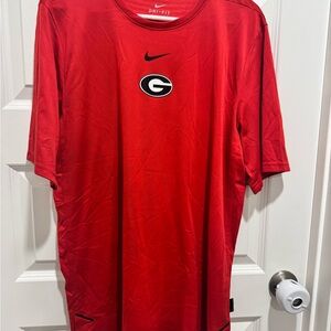 Nike Georgia Bulldogs Red Men's Shirt